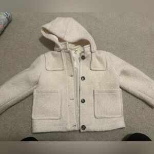 H&M Kids Cream Hooded down Jacket